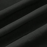 Cecilia Rodriguez X   BAE Traje de dos piezas elegante para mujer en negro compuesto por un chaleco profesional sexy con escote en V profundo y una falda larga con abertura