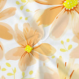 EZwear Body de tubo estampado floral de color naranja para mujer, verano