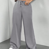 EZwear Pantalones largos simples y cotidianos para mujer