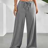 EZwear Pantalones largos simples y cotidianos para mujer