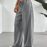 EZwear Pantalones largos simples y cotidianos para mujer