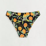 VCAY Bottom del bikini impreso con frutas para mujeres, ropa de bano de triangulo sexy (impresion aleatoria) para la playa en verano