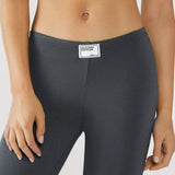 EZwear Pantalones de campana casuales de mujer tejidos con patron de letras