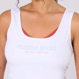 Camiseta deportiva de verano para a grande con cuello redondo y letras impresas