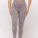 Pantalones de yoga de cadera alta, leggings de gimnasia de jacquard