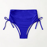 Swim Bottom de bikini de cobertura completa para mujer con diseno sencillo de playa solido para uso diario en verano