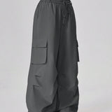 Coolane Pantalones cargo de estilo callejero para mujer americana, pantalones rectos de pierna ancha y delgada para el verano