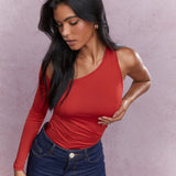 MISSGUIDED Body asimetrico con un solo hombro cortado y espalda descubierta