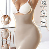 Body moldeador sin costuras para mujer, vestido ajustado con control de barriga, 1 pieza