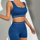 Conjunto de ropa deportiva femenina para yoga y entrenamiento sin costuras y de alta elasticidad