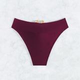 Swim Bikini sexy para mujer con decoracion de anillo metalico y Bottom de triangulo