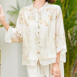 Tops Hanfu con cardigan de moda y estilo extranjero