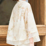 Tops Hanfu con cardigan de moda y estilo extranjero