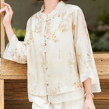 Tops Hanfu con cardigan de moda y estilo extranjero