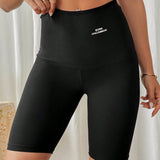 1 pieza de pantalones cortos moldeadores de cintura alta y control de abdomen para mujer, pantalones cortos deportivos moldeadores de verano para tonificar muslos y gluteos