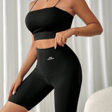 1 pieza de pantalones cortos moldeadores de cintura alta y control de abdomen para mujer, pantalones cortos deportivos moldeadores de verano para tonificar muslos y gluteos