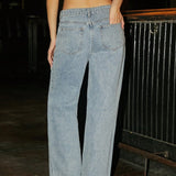 Forever 21 Jeans de mezclilla de ajuste holgado para mujer