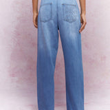 MISSGUIDED Jeans holgados con detalle de cinturon de cadena