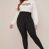 Leggings de cintura con banda ancha - grande
