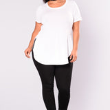 Camiseta Laid Back - Blanco