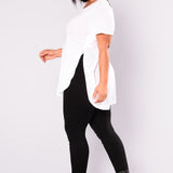 Camiseta Laid Back - Blanco