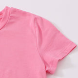 EZwear Vestido estilo camiseta bajo con abertura neon