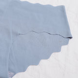 Pantalones De Mujer Solidos Sin Costuras Con Borde Ondulado (4 Piezas/paquete)