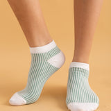 5 pares calcetines tobilleros de cuadros