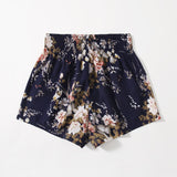 VCAY Shorts de cintura fruncido floral