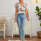 VCAY Blusas Floral Casual