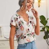 VCAY Blusas Floral Casual