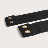 Cinturon de vestir con decoracion de cadena de talla grande estilo Simple de 105CM