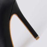 Botas de cuero de PU ajustadas elásticas por encima de la rodilla con punta puntiaguda para mujer con tacones altos delgados, cremallera lateral, botas altas de invierno y otoño