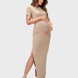 BASICS Maternidad Vestido ajustado de muslo con abertura