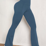 Yoga Basic Pantalones deportivos suave bolsillo de celular pierna amplia