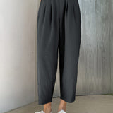 DAZY Pantalones Cortos Con Detalle Plegado