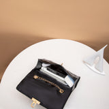 Bolso bandolera mini con rejilla de diamantes para telefono