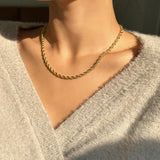 DAZY Collar de cadena minimalista