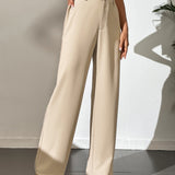 Tall Pantalones unicolor de talle alto