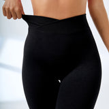 Yoga Basic Pantalones deportivos control de barriga pierna amplia