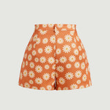 MOD Shorts con estampado floral