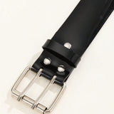 1 pieza cinturon combinable a la moda transparente con orificio de ventilacion de doble fila para mujer