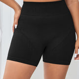 Yoga Basic Shorts deportivos de cintura ancha de moldeador cadera