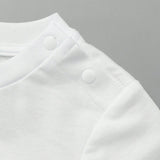 BASICS Bebe Camiseta de 100% algodon unicolor de cuello redondo