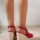 Zapatos cuna minimalista de punta abierta de alpargata de talon abierto de serraje falso