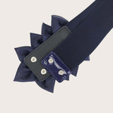 Cinturon de cinta con decoracion de cuentas elegante boho para abrigos y vestidos