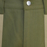 29th Street Pantalones cargo de color combinado con bolsillo lateral con solapa