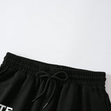 Coolane Shorts con estampado de slogan de cintura con cordon