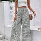 Frenchy Pantalones de pierna ancha con estampado