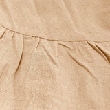LUNE Pantalones unicolor con bolsillo lateral bajo tulipan